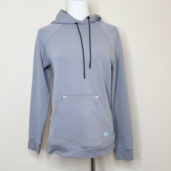 Janji Circuit Knit Hoodie – Gray – Men’s XXS - Picture 2 of 10